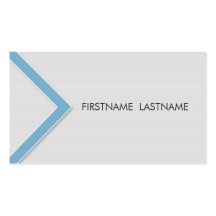Blue Arrow Personal Networking Business Cards