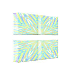 Blue Art Abstract Wrapped Art Stretched Canvas Prints