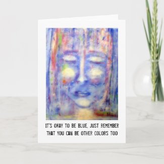 "Blue" Art & Quote