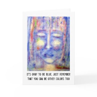 "Blue" Art & Quote