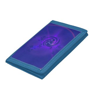 Blue Artistic Wallet