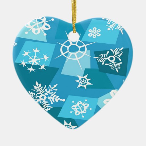 blue artsy winter snowflakes christmas ornaments blue artsy winter snowflakes christmas ornaments