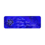 Blue As the Sea Address Labels