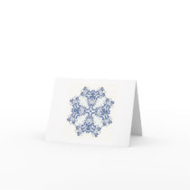 blue asian design note card by heidiinc blue asian design note card