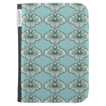 Blue Asian Flower Kindle Keyboard Cases