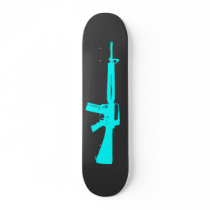 Blue Assault Rifle Skateboard