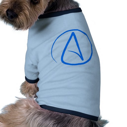 Blue Atheist A Dog T-shirt