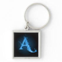 Blue atheist A Key Chain