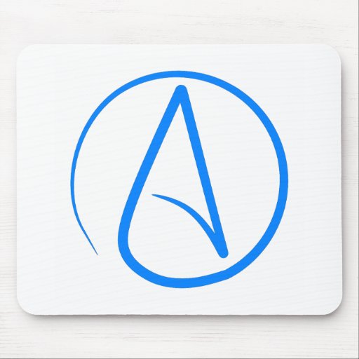 Blue Atheist A Mouse Pads
