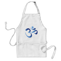 Blue Aum Aprons