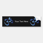 Blue Aum Bumper Sticker