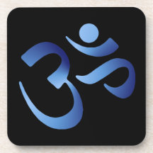 Blue Aum Coaster