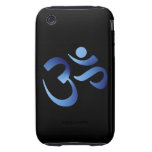 Blue Aum iPhone 3 Tough Cases