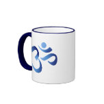 Blue Aum Mugs