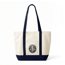 Blue Autumn Accent Tote bags