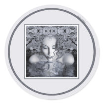 Blue Autumn Sticker