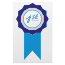 Blue Award stationery