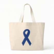 Blue Awareness Ribbon bags