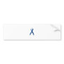 Blue awareness ribbon bumper stickers