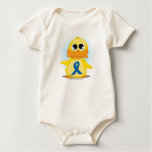 Blue Awareness Ribbon Duck T-shirts