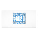 Blue B Photo Greeting Card