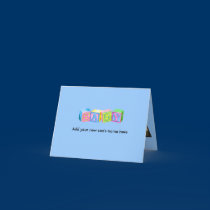 Blue Baby Announcement cards