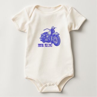 Blue Baby Biker shirt