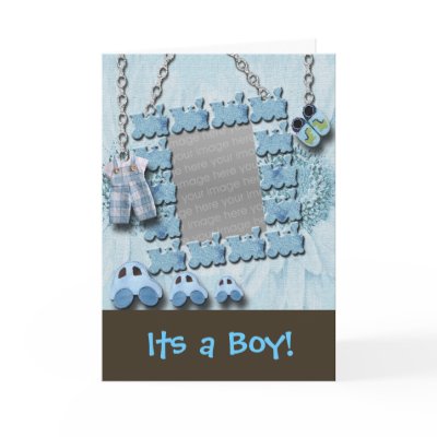 blue baby boy photo card Zazzle_card blue baby boy photo card Zazzle_card