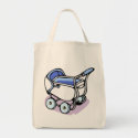blue baby buggy