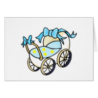 blue baby buggy cards