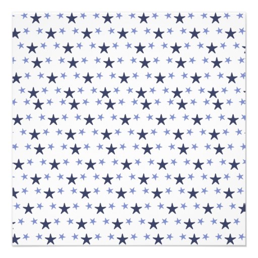 Blue Baby Crib Custom Invites