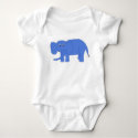 Blue baby elephant apparel t-shirts