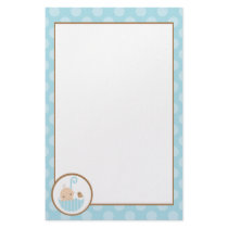 Blue Baby in Umbrella Stationery