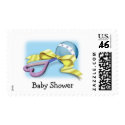 Blue Baby Rattle It's A Boy postage
