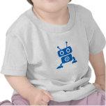 Blue Baby Robot Baby Clothes Tee Shirt