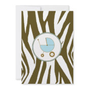 Blue Baby Shower Invitation