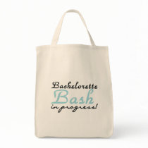 Blue Bachelorette Bash T-shirts and Gifts Tote Bags