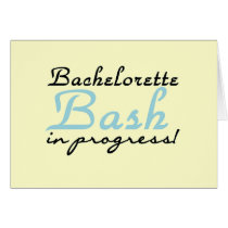 Blue Bachelorette Bash T-shirts and Gifts Cards