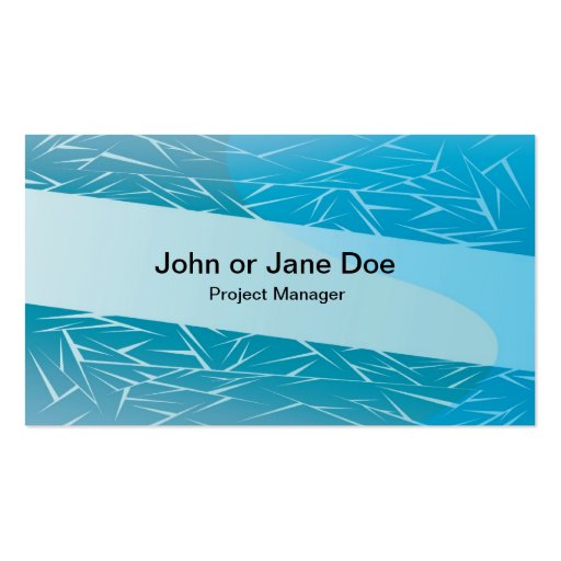blue background 5 business card