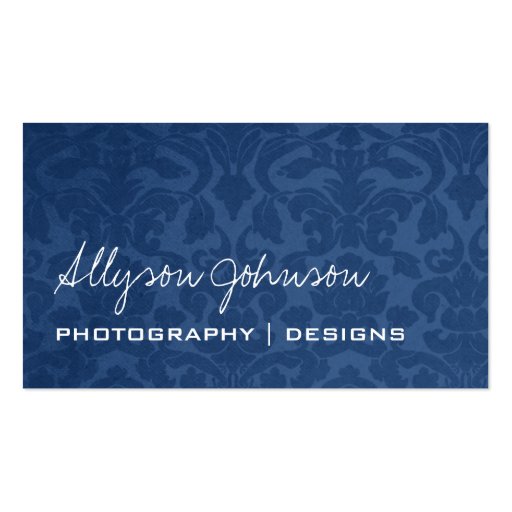 Blue Background Business Cards