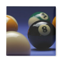 Blue Background Refrigerator Magnet