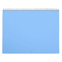 Blue Backgrounds on a Calendar