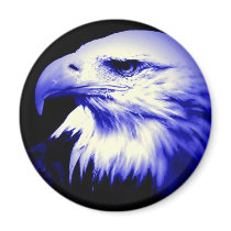 Blue Bald Eagle Magnets