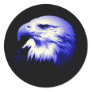 Blue Bald Eagle Stickers