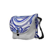 Blue Ball Messenger Bag