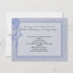 Blue Balloon Baby Shower Invitation invitation