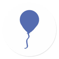 blue balloon stickers by Tomaniac blue balloon stickers
