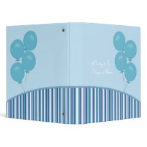 Blue Balloons Poetry Binder by SayItNow Blue Balloons Poetry Binder