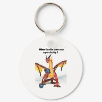 Blue Balls keychains by Webitect Blue Balls keychains