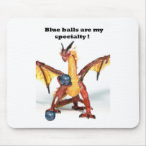 Blue Balls Mouse Pad